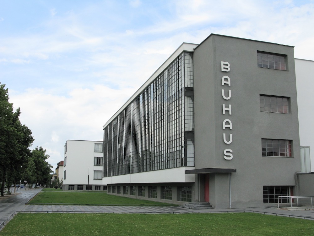 The Bauhaus School of Design, designed by Bauhaus Founder Walter Gropius, in Dessau, Germany.