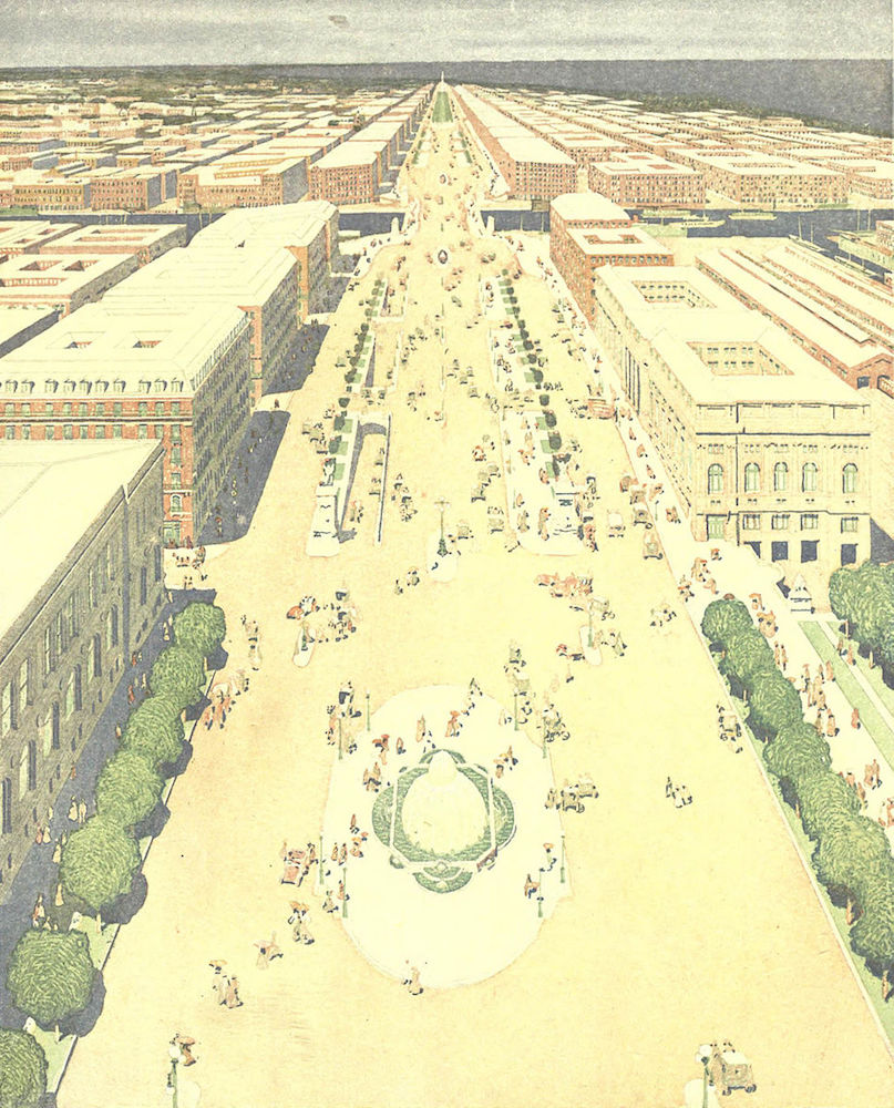 Illustration from Burnham & Bennett's 1909 Plan of Chicago