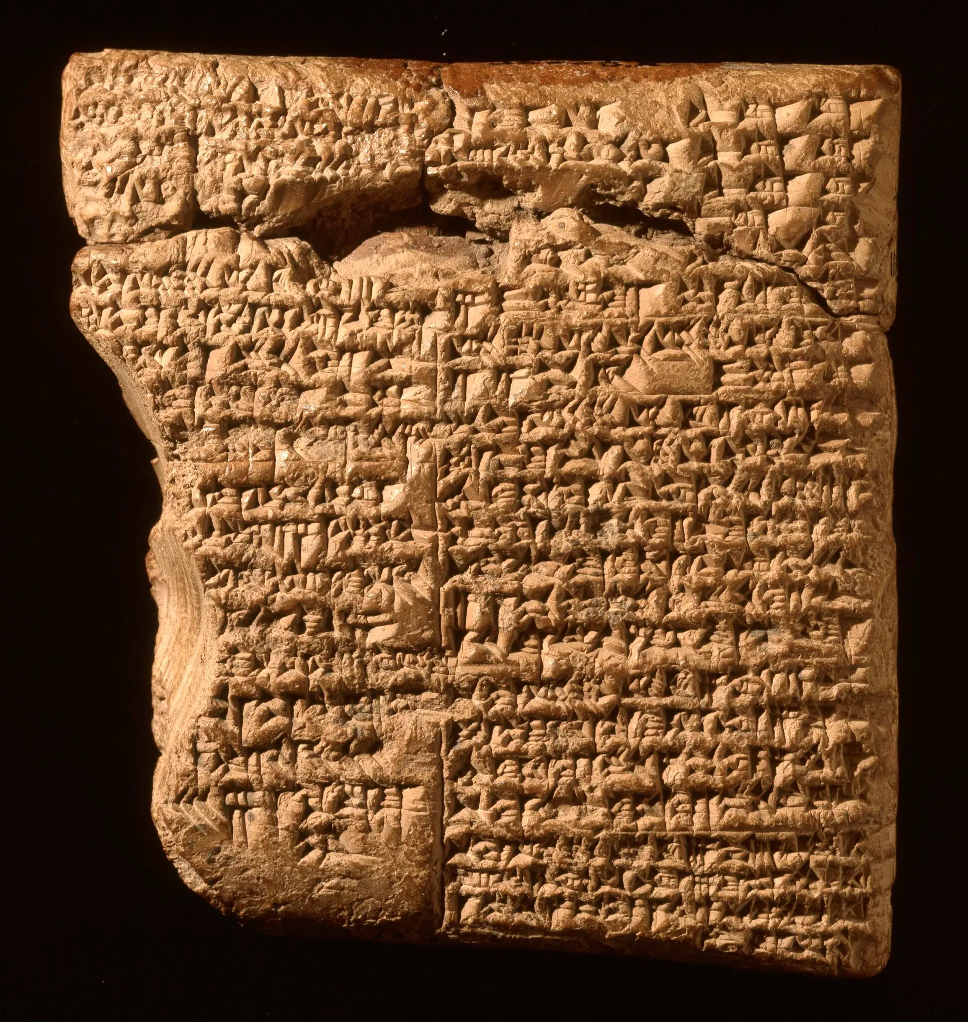 The instructions on how to play the Royal Game of Ur, written in cuneiform on clay. The tablet was written between 177-176 B.C. and translated by Irving Finkel of the British Museum.Credit...BritishMuseum.org, via Wikimedia Commons