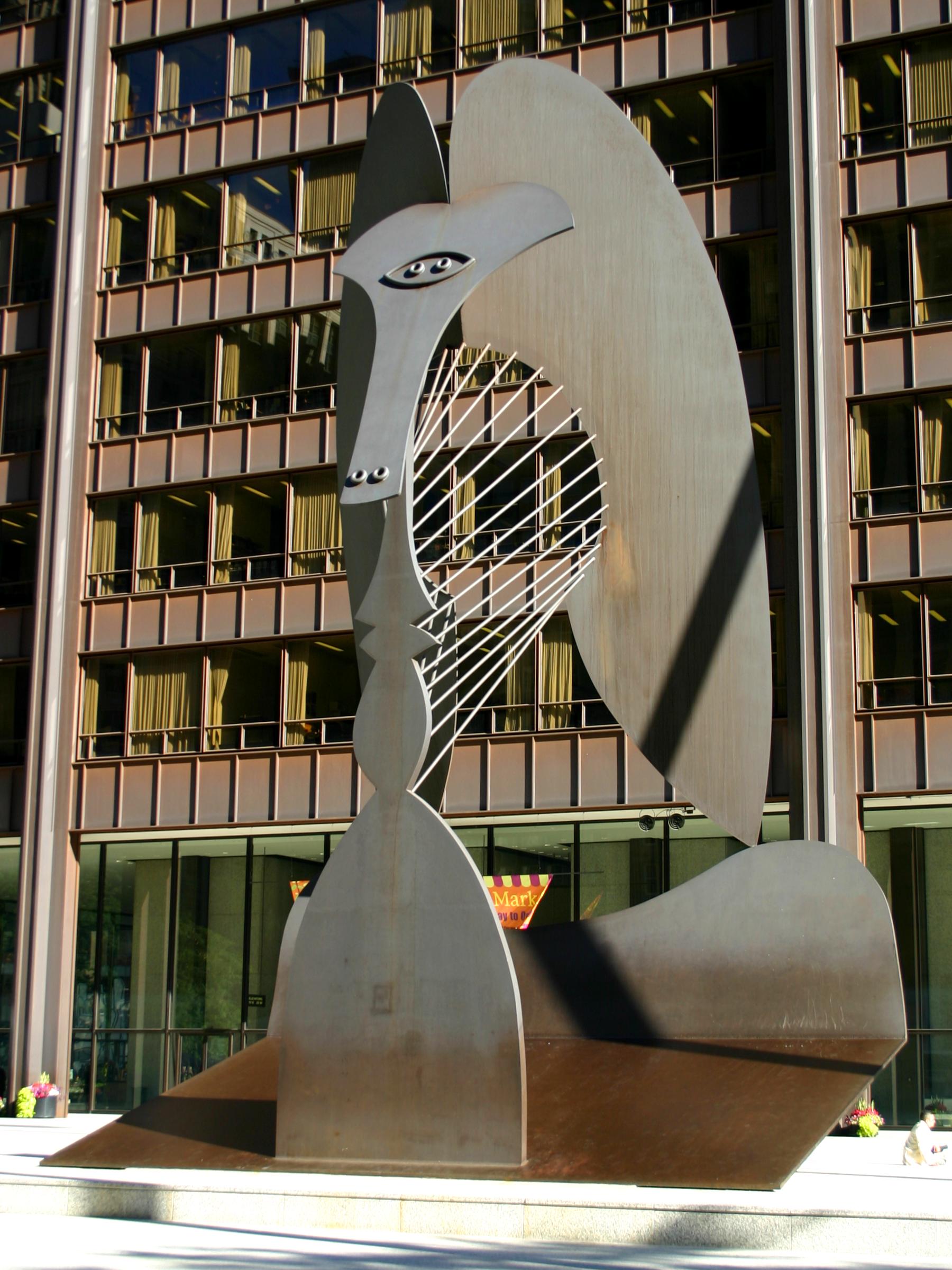 The Chicago Picasso public art sculpture