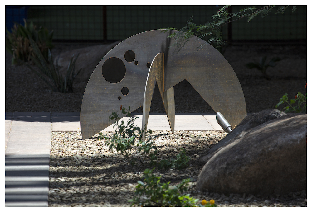 Intersecting Arches, an original Optima sculpture by David Hovey Sr.