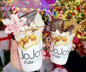 The festive drinks at JoJo’s Shake Bar