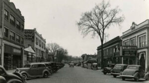 Downtown Wilmette in the 1940s, Courtesy of Wilmette Historical Society