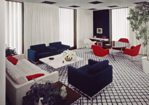 CBS Building Headquarters, New York City, Designed by Florence Knoll, 1963