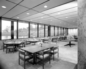 Deere & Company World Headquarters, interior of executive dining room