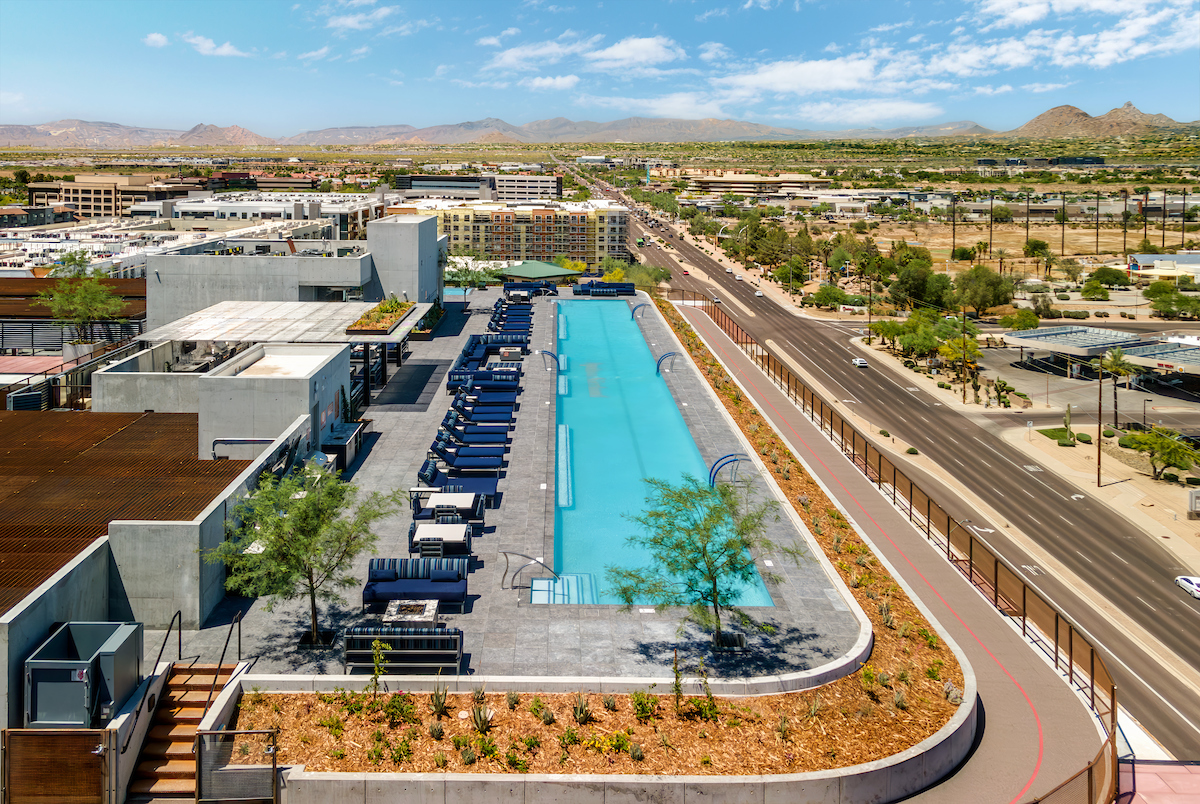 Apartment Tower Opens at Optima Kierland in Phoenix’s North Scottsdale