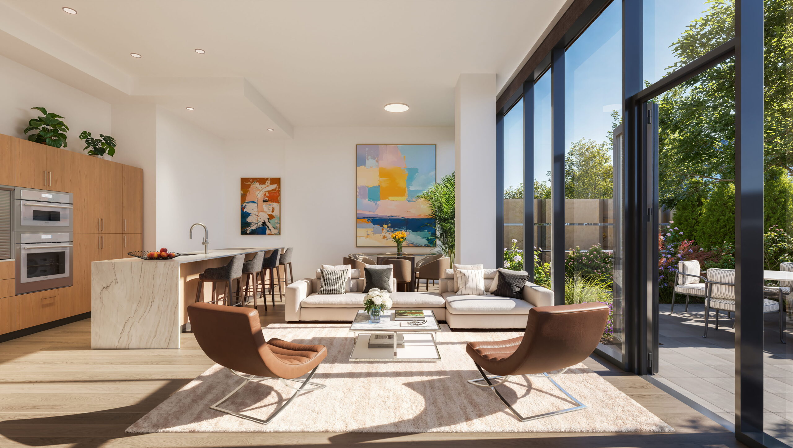 Optima Lumina Luxury Condominium Interior Rendering